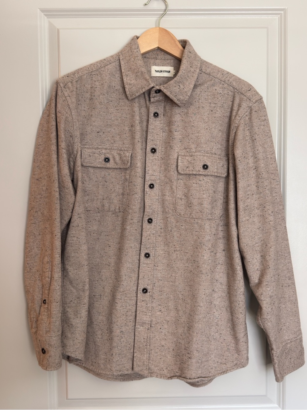 Taylor Stitch Yosemite Shirt in Oat Donegal